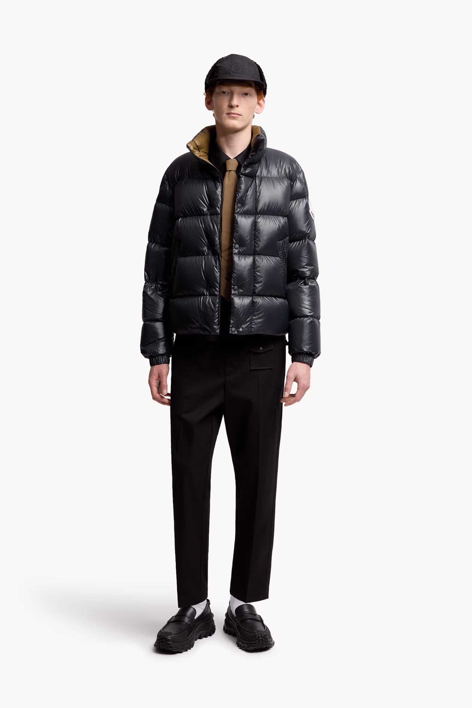 Plumífero corto Tripiti Hombre Negro Moncler 0